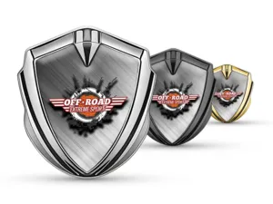 Metal Domed Emblem Pro Style Stainless Steel Base